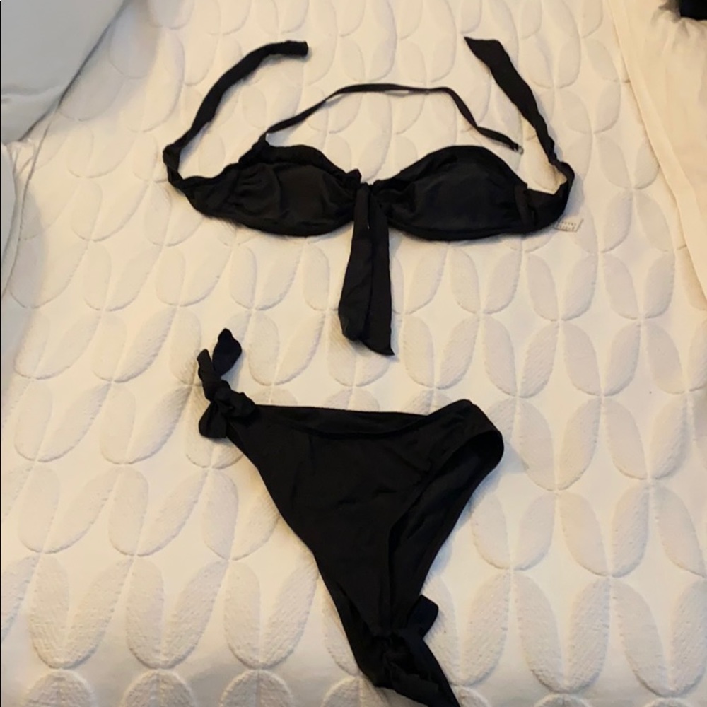 Ella moss isla black bikini Large